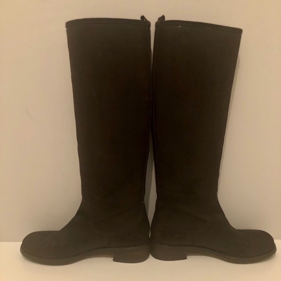 Jimmy Choo Rugged Leather Boots Brown - Picture 2 of 5